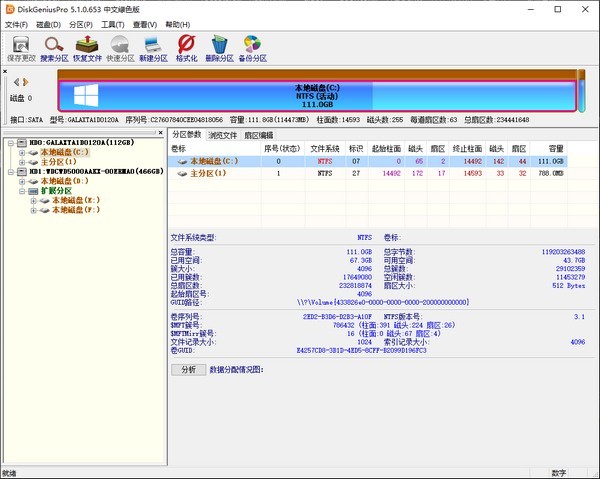 DiskGenius  Pro(硬盘修复工具)