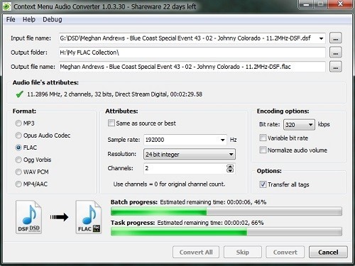 3delite  Context  Menu  Audio  Converter(音频转换器)