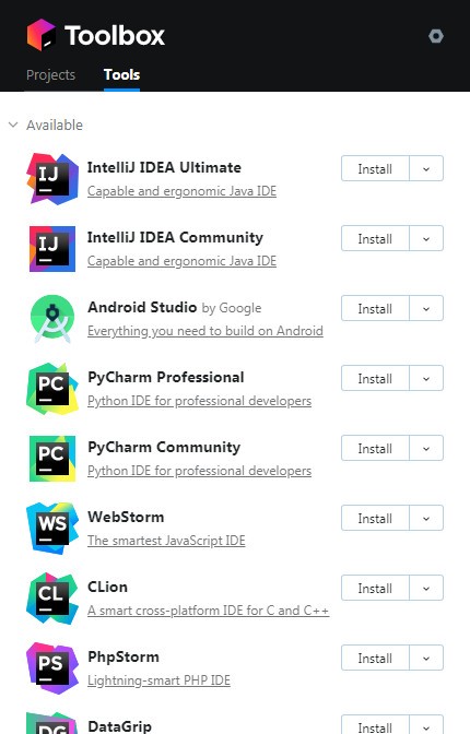 JetBrains  Toolbox
