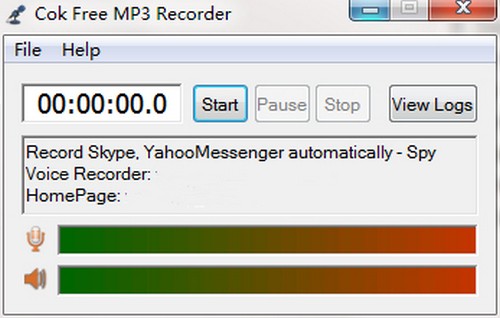 Cok  Free  MP3 Recorder(免费录音工具)