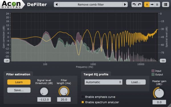 Acon  Digital  DeFilter(音频均衡处理插件)