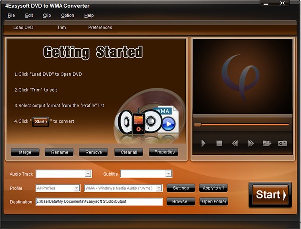 4Easysoft  DVD  to  WMA  Converter(视频转换工具)