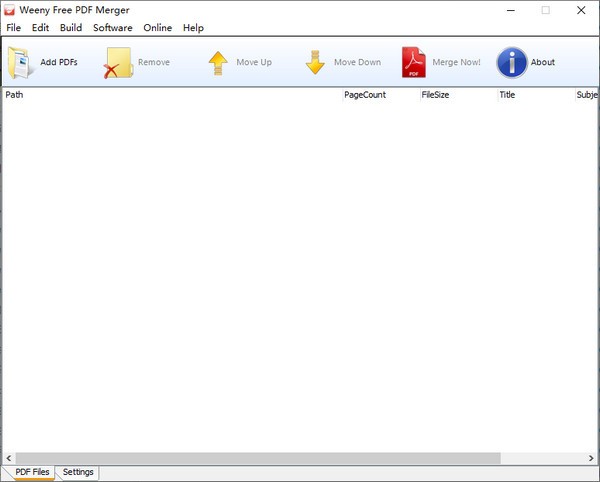 Weeny  Free  PDF  Merger(pdf合并软件)