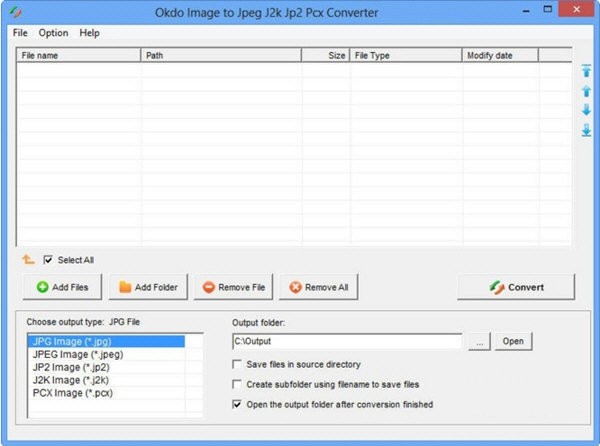 Okdo  Image  to  Jpeg  J2k  Jp2 Pcx  Converter(图片转换工具)