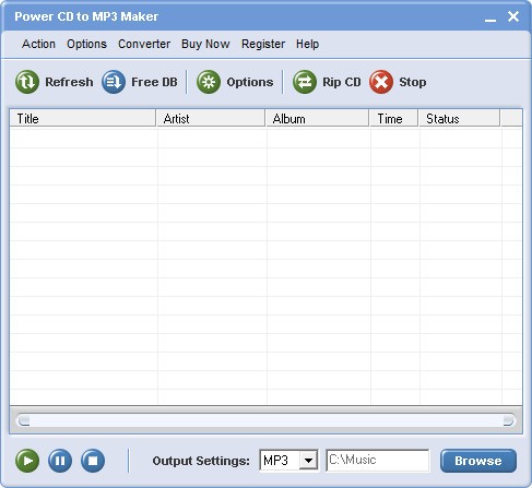 Power  CD  to  MP3 Maker(cd转mp3软件)