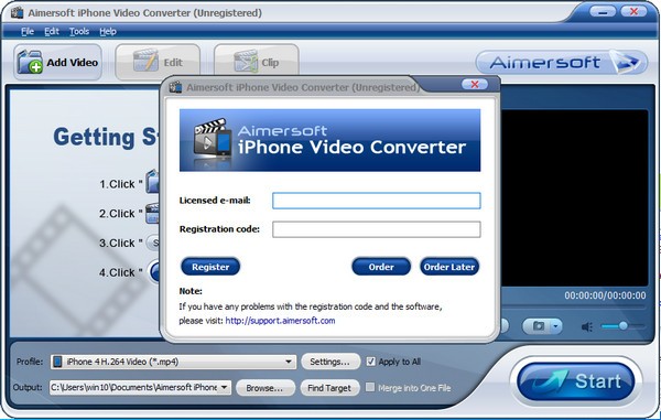 Aimersoft  iPhone  Video  Converter(iphone视频转换软件)