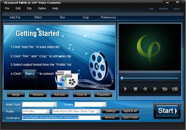 4Easysoft  RMVB  to  3GP  Video  Converter(视频转换软件)