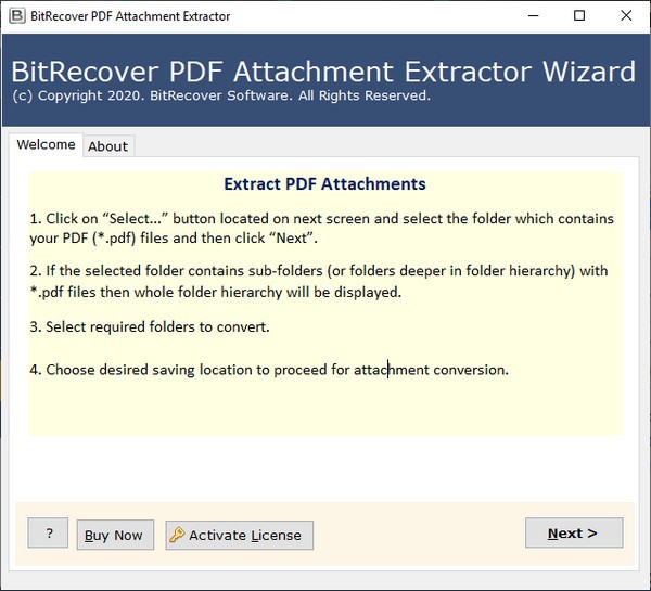 BitRecover  PDF  Attachment  Extractor(PDF附件提取工具)