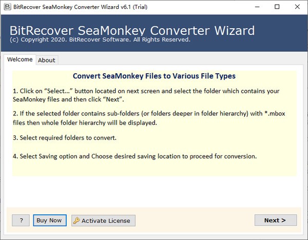 BitRecover  SeaMonkey  Converter  Wizard(转换器向导工具)