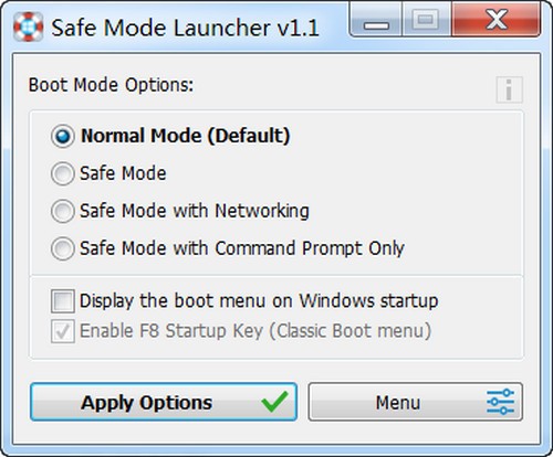 Safe  Mode  Launcher(安全模式启动器)