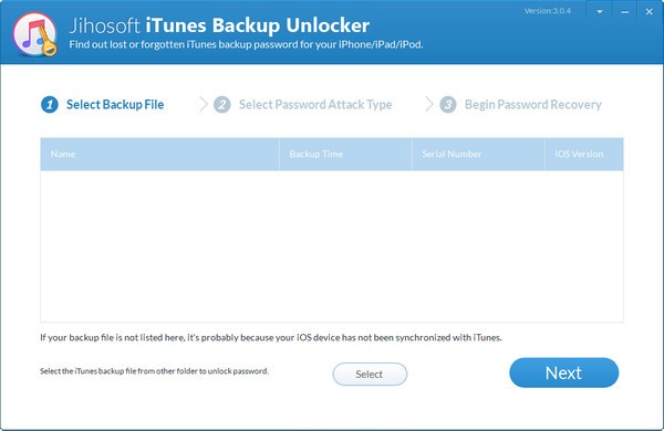 Jihosoft  iTunes  Backup  Unlocker(iTunes备份解锁器)