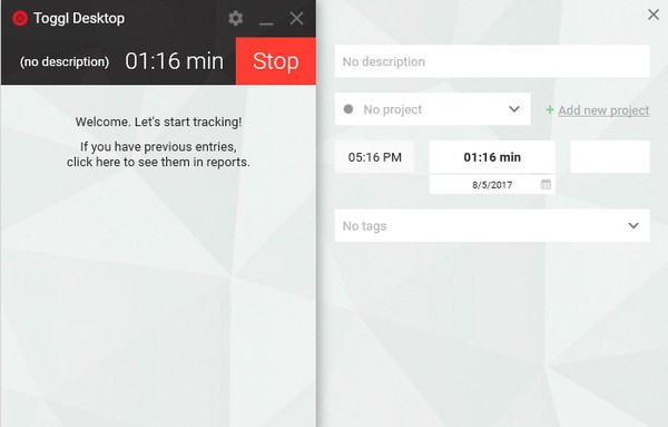 Toggl  Desktop(多功能时间跟踪器)