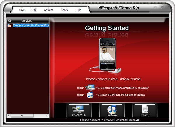 4Easysoft  iPhone  Rip(音乐备份软件)