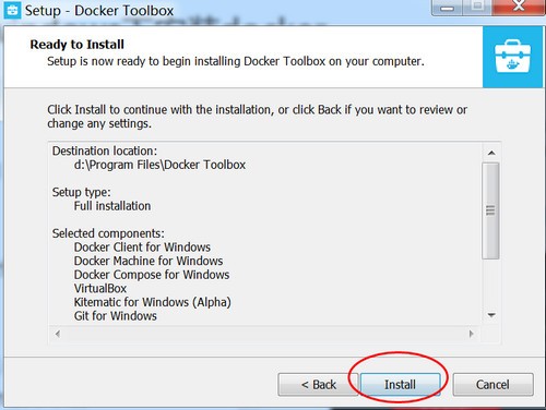 docker  toolbox  windows