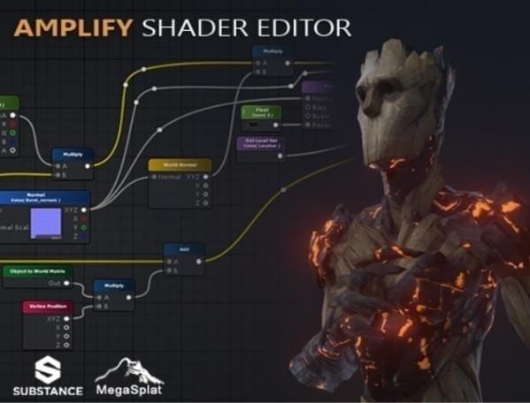 unity3d材质编辑器amplify  shader  editor