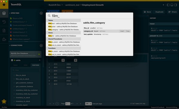 TeamSQL(数据库管理工具)